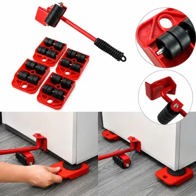 Set ridicare si transport mobila 150kg 5 piese Breckner Germany - imagine 4