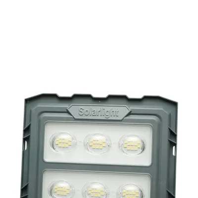 Lampa solara LED iluminat stradal 300W cu panou solar 20W, baterie LiFePO4 15000mAh, senzor miscare, telecomanda, prindere stalp IP65 Breckner Germany - imagine 10