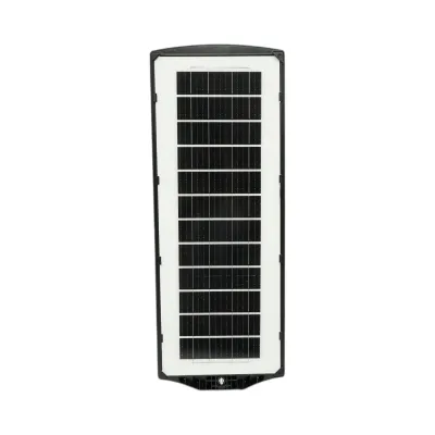 Lampa solara LED iluminat stradal 300W cu panou solar 15W, baterie LiFePO4 12000mAh, senzor miscare, telecomanda, prindere stalp IP67 Breckner Germany - imagine 3