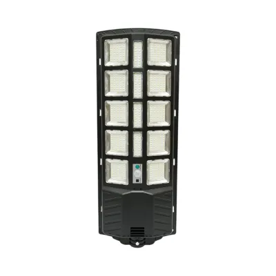 Lampa solara LED iluminat stradal 300W cu panou solar 15W, baterie LiFePO4 12000mAh, senzor miscare, telecomanda, prindere stalp IP67 Breckner Germany - imagine 2