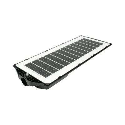 Lampa solara LED iluminat stradal 300W cu panou solar 15W, baterie LiFePO4 12000mAh, senzor miscare, telecomanda, prindere stalp IP67 Breckner Germany - imagine 6