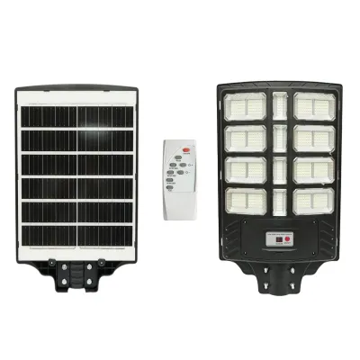 Lampa solara LED iluminat stradal 500W cu panou solar 15W, baterie LiFePO4 15000mAh, senzor miscare, telecomanda, prindere stalp IP66 Breckner Germany