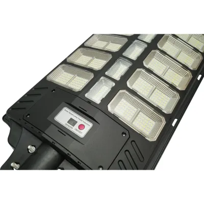 Lampa solara LED iluminat stradal 1000W cu panou solar 30W, baterie LiFePO4 25000mAh, senzor miscare, telecomanda, prindere stalp IP66 Breckner Germany - imagine 10