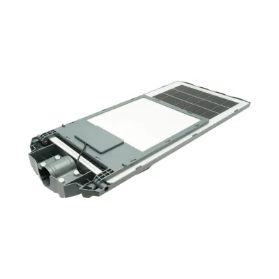 Lampa solara LED iluminat stradal 800W cu panou solar 40W, baterie LiFePO4 30000mAh, senzor miscare, telecomanda, prindere stalp IP65 Breckner Germany - imagine 6
