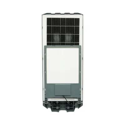 Lampa solara LED iluminat stradal 800W cu panou solar 40W, baterie LiFePO4 30000mAh, senzor miscare, telecomanda, prindere stalp IP65 Breckner Germany - imagine 3
