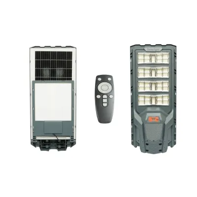 Lampa solara LED iluminat stradal 800W cu panou solar 40W, baterie LiFePO4 30000mAh, senzor miscare, telecomanda, prindere stalp IP65 Breckner Germany