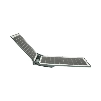 Lampa solara LED iluminat stradal 800W cu panou solar 40W, baterie LiFePO4 30000mAh, senzor miscare, telecomanda, prindere stalp IP65 Breckner Germany - imagine 8