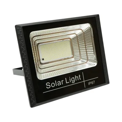 Proiector LED 200W, 6500K cu panou solar 12W, baterie LiFePO4 8000mAh si telecomanda IP67 Breckner Germany - imagine 8