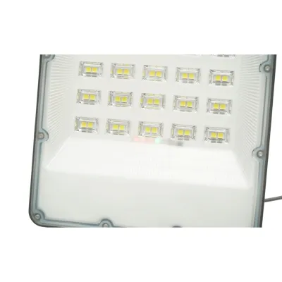 Proiector LED 200W, 6500K cu panou solar bifacial 20W, baterie LiFePO4 10000mAh si telecomanda IP66 Breckner Germany - imagine 9