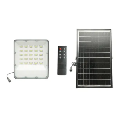 Proiector LED 200W, 6500K cu panou solar bifacial 20W, baterie LiFePO4 10000mAh si telecomanda IP66 Breckner Germany