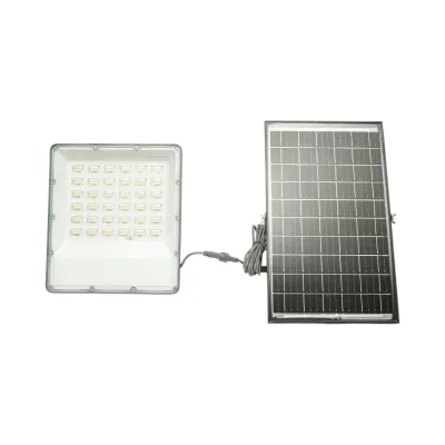 Proiector LED 300W, 6500K cu panou solar bifacial 30W, baterie LiFePO4 15000mAh si telecomanda IP66 Breckner Germany - imagine 2