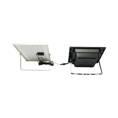 Proiector LED 100W, 6500K cu panou solar 8W, baterie LiFePO4 6000mAh si telecomanda IP67 Breckner Germany - imagine 3