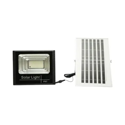 Proiector LED 100W, 6500K cu panou solar 8W, baterie LiFePO4 6000mAh si telecomanda IP67 Breckner Germany - imagine 2
