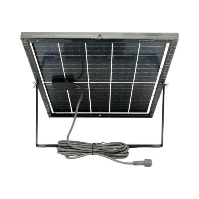 Proiector LED 400W, 6500K cu panou solar bifacial 40W, baterie LiFePO4 20000mAh si telecomanda IP66 Breckner Germany - imagine 12