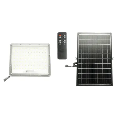 Proiector LED 300W, 6500K cu panou solar bifacial 30W, baterie LiFePO4 15000mAh si telecomanda IP66 Breckner Germany