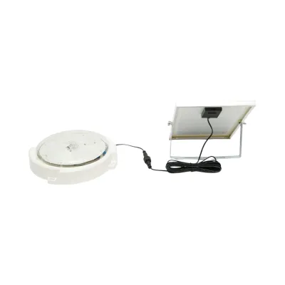 Plafoniera solara LED 150W, 6500K cu panou solar 6W, baterie LiFePO4 3600mAh, senzor crepuscular si telecomanda IP65 Breckner Germany - imagine 5