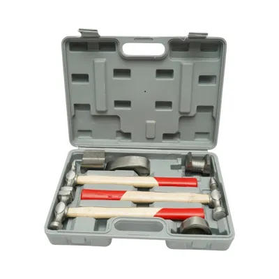 Trusa tinichigerie auto cu ciocane si nicovale 7 piese Breckner Germany - imagine 2