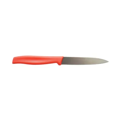 Cutit decojit 10cm, lama otel 5Cr15MoV, maner PP rosu Breckner Germany - imagine 3