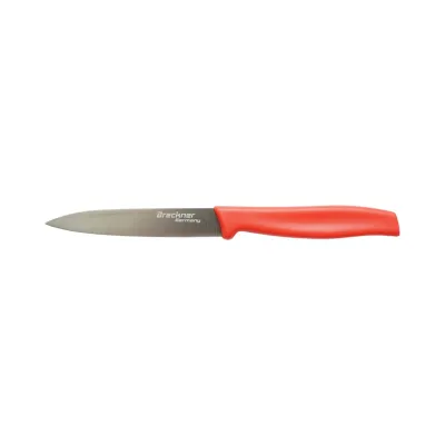 Cutit decojit 10cm, lama otel 5Cr15MoV, maner PP rosu Breckner Germany