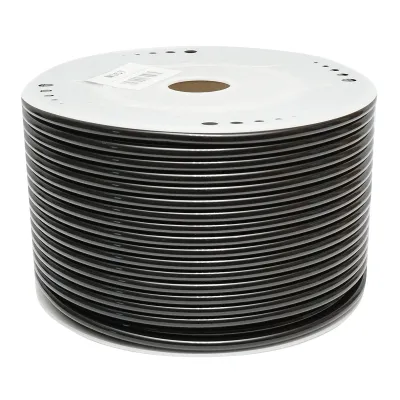 Tub aer poliamida negru 6.5x10mm 100m/rola