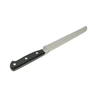 Cutit paine profesional 22cm, lama otel 5Cr15MoV, maner ABS negru Breckner Germany - imagine 5