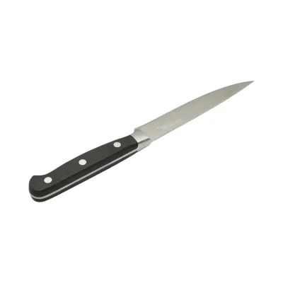 Cutit utilitar profesional 13cm, lama otel 5Cr15MoV, maner ABS negru Breckner Germany - imagine 5