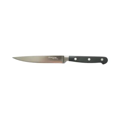 Cutit utilitar profesional 13cm, lama otel 5Cr15MoV, maner ABS negru Breckner Germany