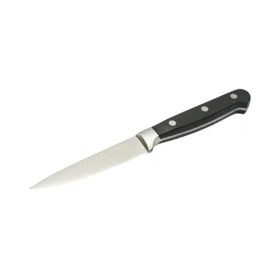 Set 4 cutite bucatarie profesionale, lama otel 5Cr15MoV, maner ABS negru Breckner Germany - imagine 10