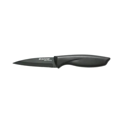 Set cutite bucatarie 7 piese cu suport acrilic si dispozitiv ascutit, lama otel 3Cr13, maner PP Breckner Germany - imagine 9