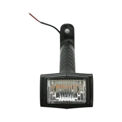 Lampa gabarit laterala LED cu brat 12V-24V 3 functii rosu-alb-galben 180mm Breckner Germany - imagine 5