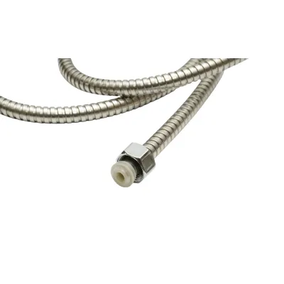 Set para dus cu furtun zincat 1.5m, suport perete, 5 functii, crom lucios, plastic 95x220mm - imagine 7