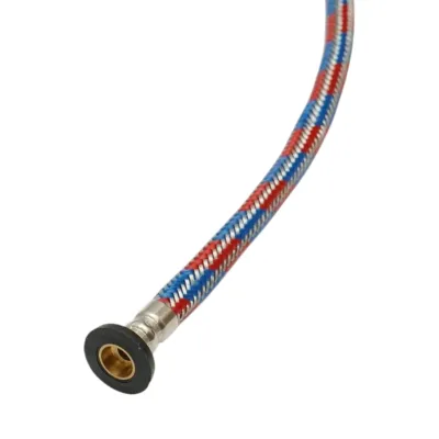 Set para dus cu furtun zincat 1.5m, suport perete, 5 functii, crom lucios, plastic 92x230mm - imagine 8