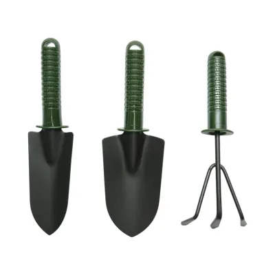 Set 3 unelte gradinarit cu lopatica, transplantor, cultivator si maner plastic Breckner Germany - imagine 2