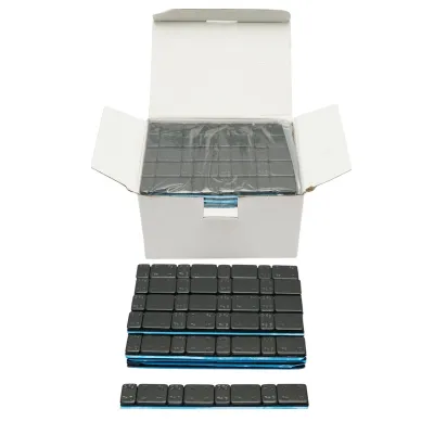 Contragreutati autoadezive negre echilibrare roti Fe 60g (5gx4 buc + 10gx4 buc) 100 benzi/cutie