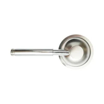 Para de dus baie rotunda, 1 functie tip ploaie, duze silicon, crom lucios, otel inoxidabil 100x225mm - imagine 3