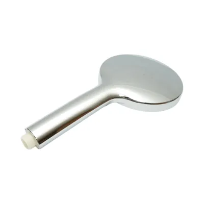 Para de dus baie rotunda, 3 functii, duze silicon, crom lucios, plastic 120x250mm - imagine 5