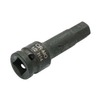 Cheie tubulara de impact bit hexagonal H14, 78mm, patrat 1/2 inch Cr-Mo Breckner Germany - imagine 5