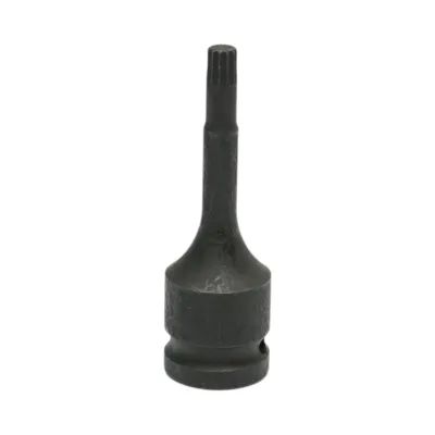 Cheie tubulara de impact bit spline M8, 78mm, patrat 1/2 inch Cr-Mo Breckner Germany - imagine 4