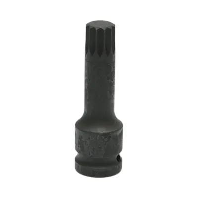Cheie tubulara de impact bit spline M16, 78mm, patrat 1/2 inch Cr-Mo Breckner Germany - imagine 4