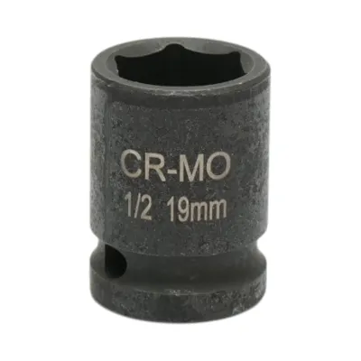 Cheie tubulara de impact 19mm, 38mm, patrat 1/2 inch Cr-Mo Breckner Germany