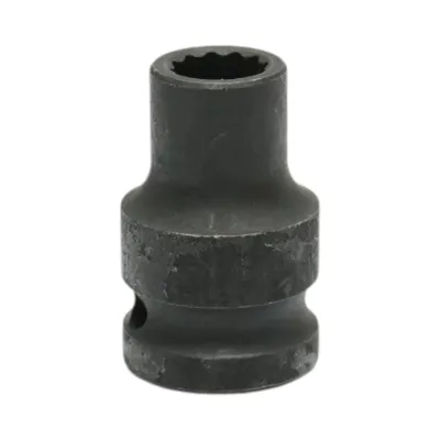 Cheie tubulara de impact bihexagonala 10mm, 38mm, patrat 1/2 inch Cr-Mo Breckner Germany - imagine 4