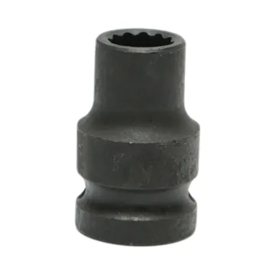 Cheie tubulara de impact bihexagonala 11mm, 38mm, patrat 1/2 inch Cr-Mo Breckner Germany - imagine 4