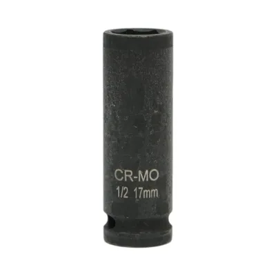 Cheie tubulara de impact lunga 17mm, 78mm, patrat 1/2 inch Cr-Mo Breckner Germany