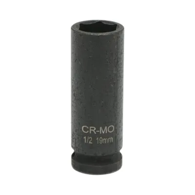 Cheie tubulara de impact lunga 19mm, 78mm, patrat 1/2 inch Cr-Mo Breckner Germany