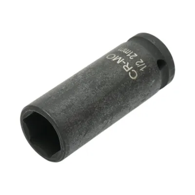 Cheie tubulara de impact lunga 21mm, 78mm, patrat 1/2 inch Cr-Mo Breckner Germany - imagine 2