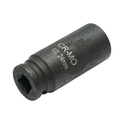 Cheie tubulara de impact lunga 24mm, 78mm, patrat 1/2 inch Cr-Mo Breckner Germany - imagine 5