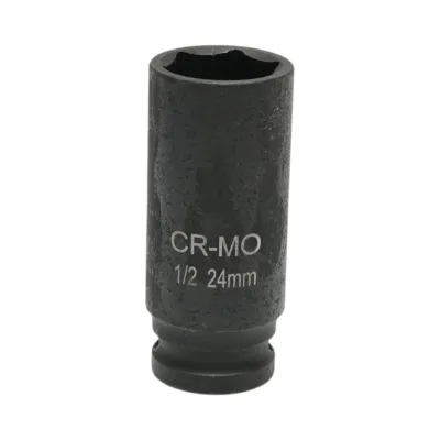 Cheie tubulara de impact lunga 24mm, 78mm, patrat 1/2 inch Cr-Mo Breckner Germany