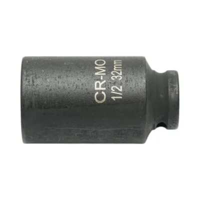 Cheie tubulara de impact lunga 32mm, 78mm, patrat 1/2 inch Cr-Mo Breckner Germany - imagine 3