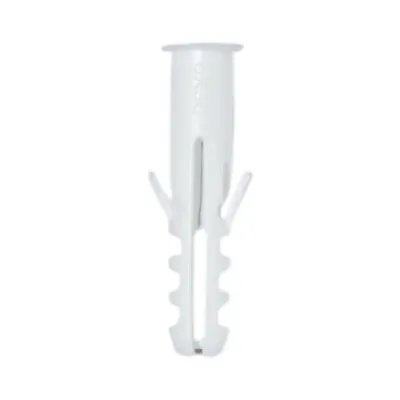 Diblu universal din plastic alb 6x30mm 100 buc/set