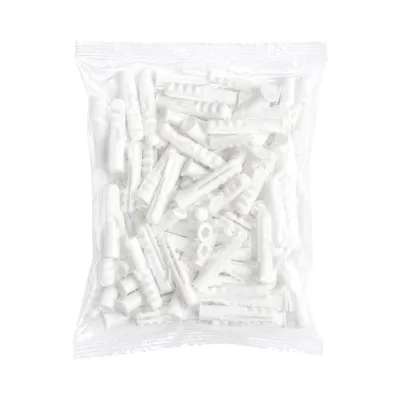 Diblu universal din plastic alb 6x30mm 100 buc/set - imagine 2